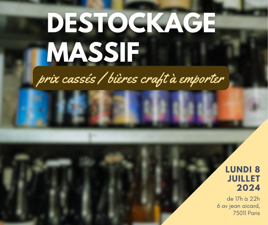 Destockage Massif - Bi\u00e8re craft \u00e0 prix cass\u00e9