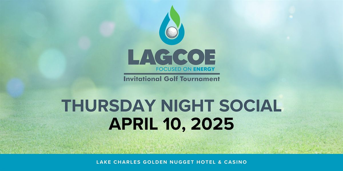 Thursday Night Social - 2025 Lagcoe Invitational Golf Tournament