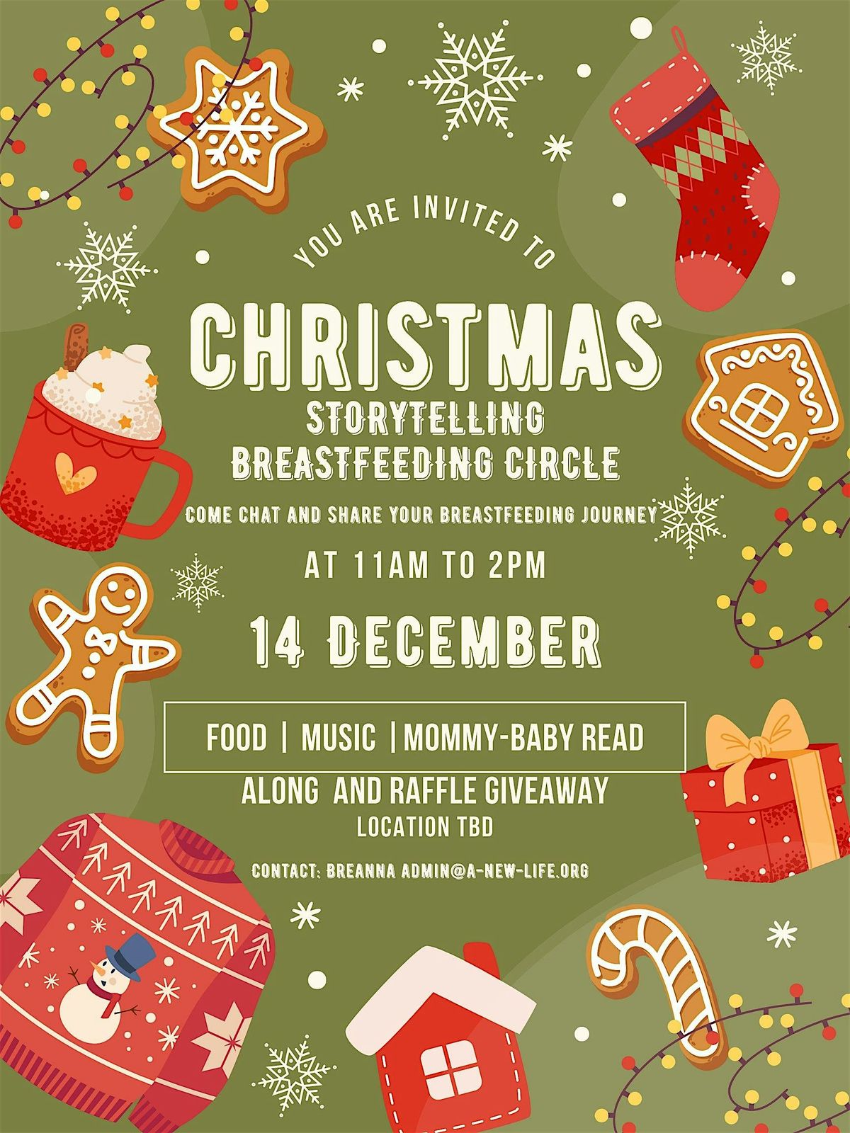CHRISTMAS STORYTELLING BREASTFEEDING CIRCLE