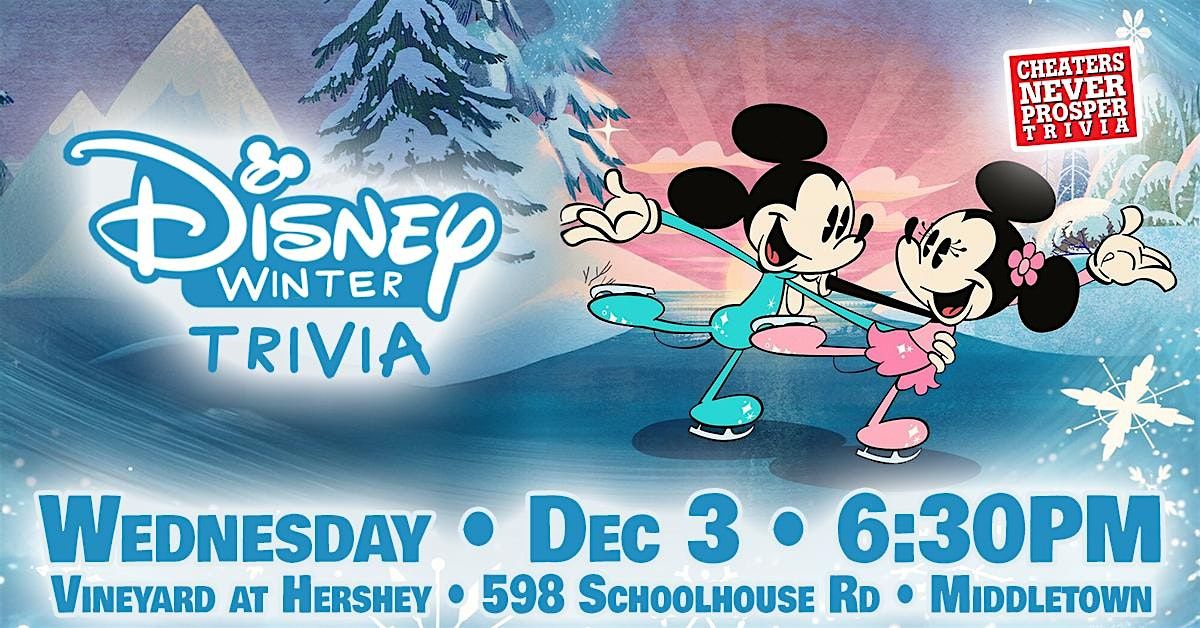 Winter Disney Trivia at The Vineyard at Hershey