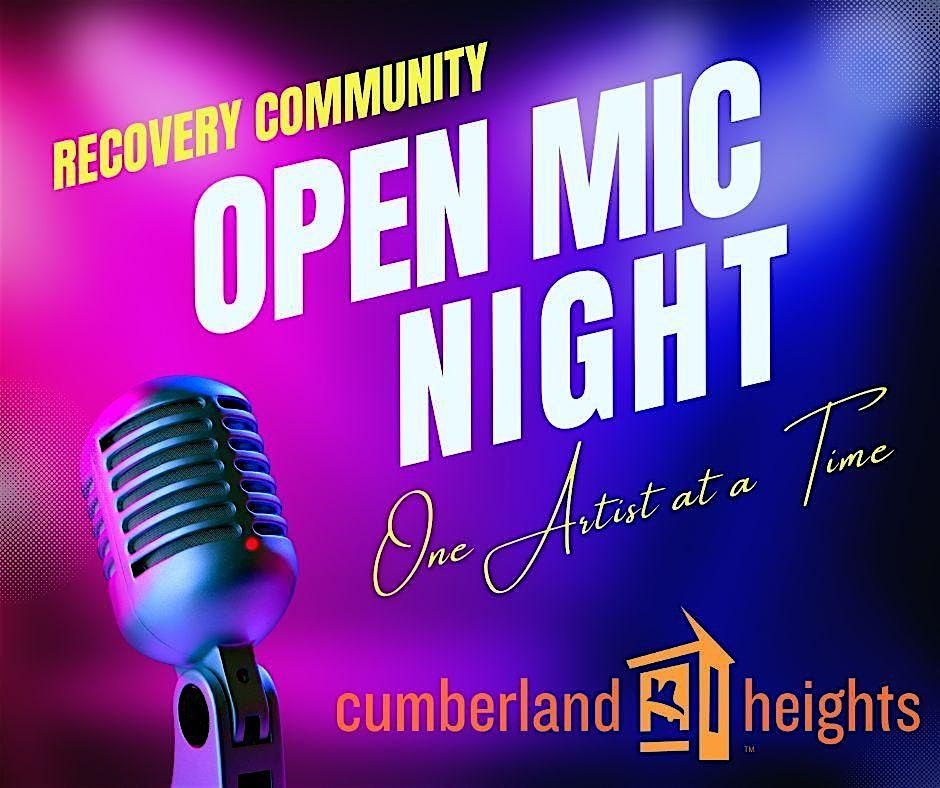 Recovery Open Mic Night