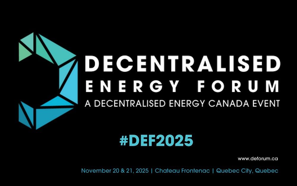 2025 Decentralised Energy Forum