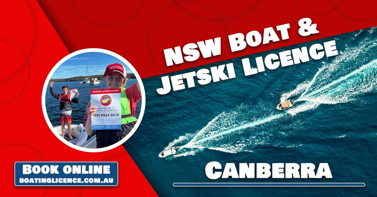 Belconnen Boat & Jetski Licence