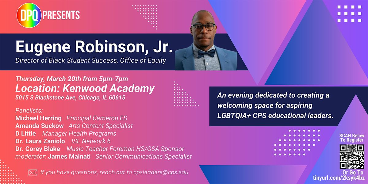 DPQ Presents: Eugene Robinson, Jr., Director of Black Student Success