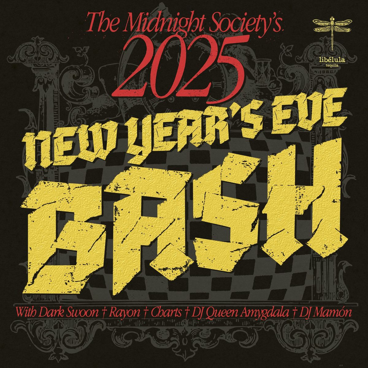 NYE BASH! DARKSWOON, RAYON & CHARTS + DJ'S ON 2 FLOORS, TO IGNITE 2025!