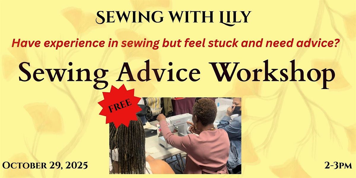 Sewing Advice Workshop