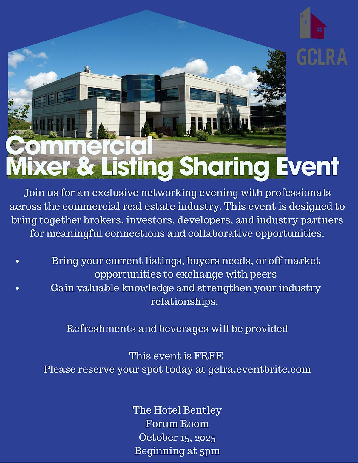 Commercial Mixer & Listing Sharing Event