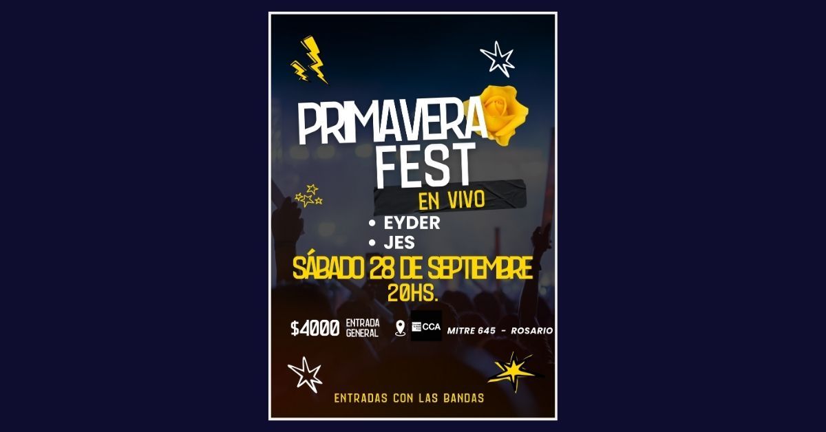 Primavera & Concert. Bandas que vas a escuchar: Jes | Eyder