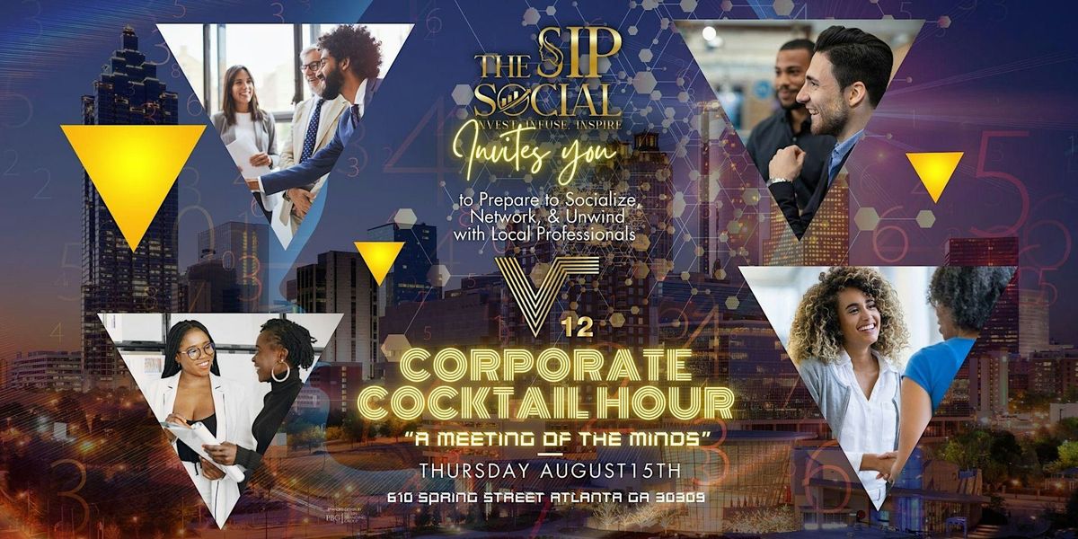 Sip Social Attends V12 Corporate Cocktail Hour