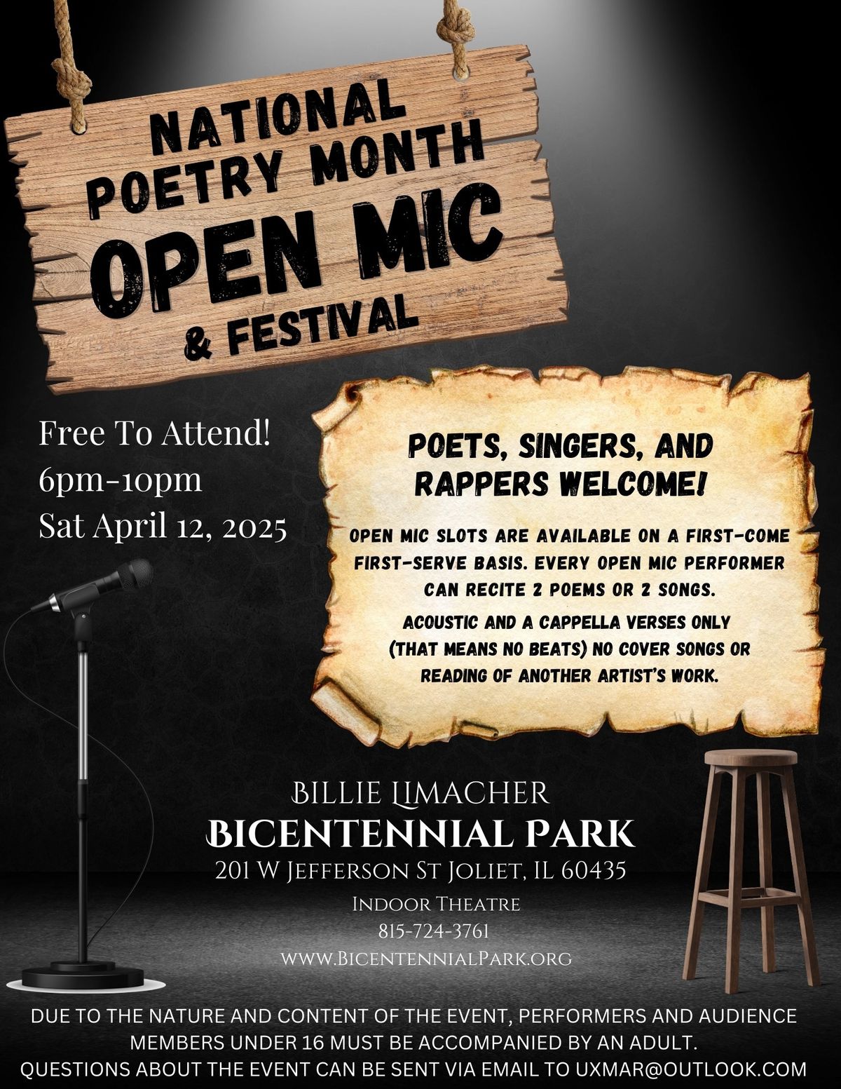 National Poetry Month Open Mic & Festival