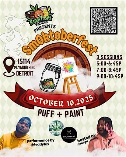 Happy Treatz Takeover Presents: Oct fest, Toking & Painting