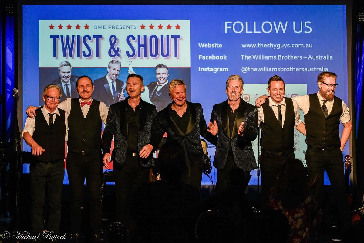 The Williams Brothers: Twist & Shout - A Salute to Rock 'n' Roll at Mounties, Mount Pritchard