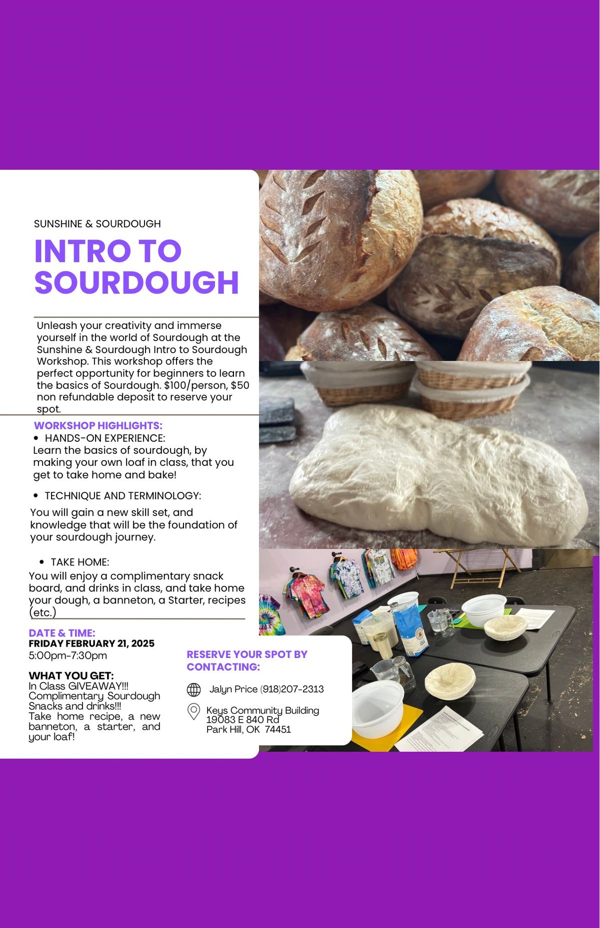 Intro to Sourdough- Keys 2\/21