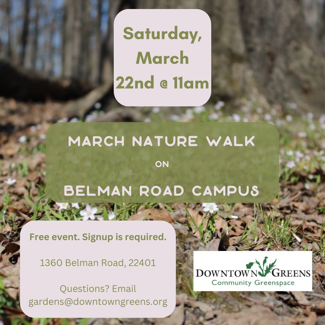 March Nature Walk