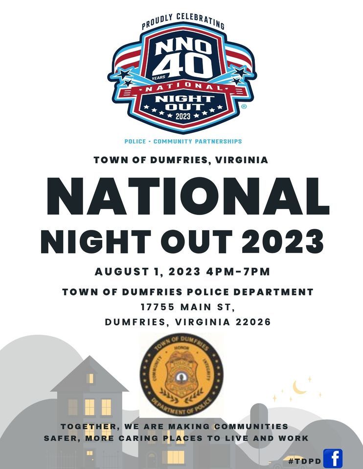 National Night Out 2023, Town of Dumfries Police Department, 1 August 2023