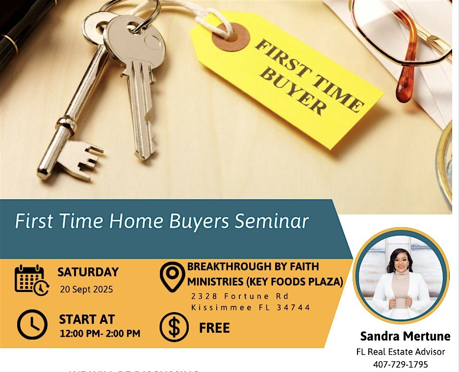 First Time Home Buyers Seminar- Bilingual Spanish & English