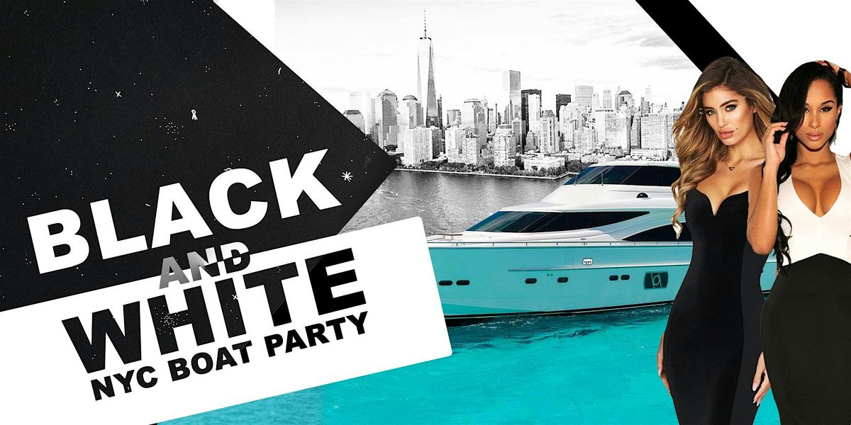 BLACK AND WHITE ATTIRE YACHT PARTY NYC