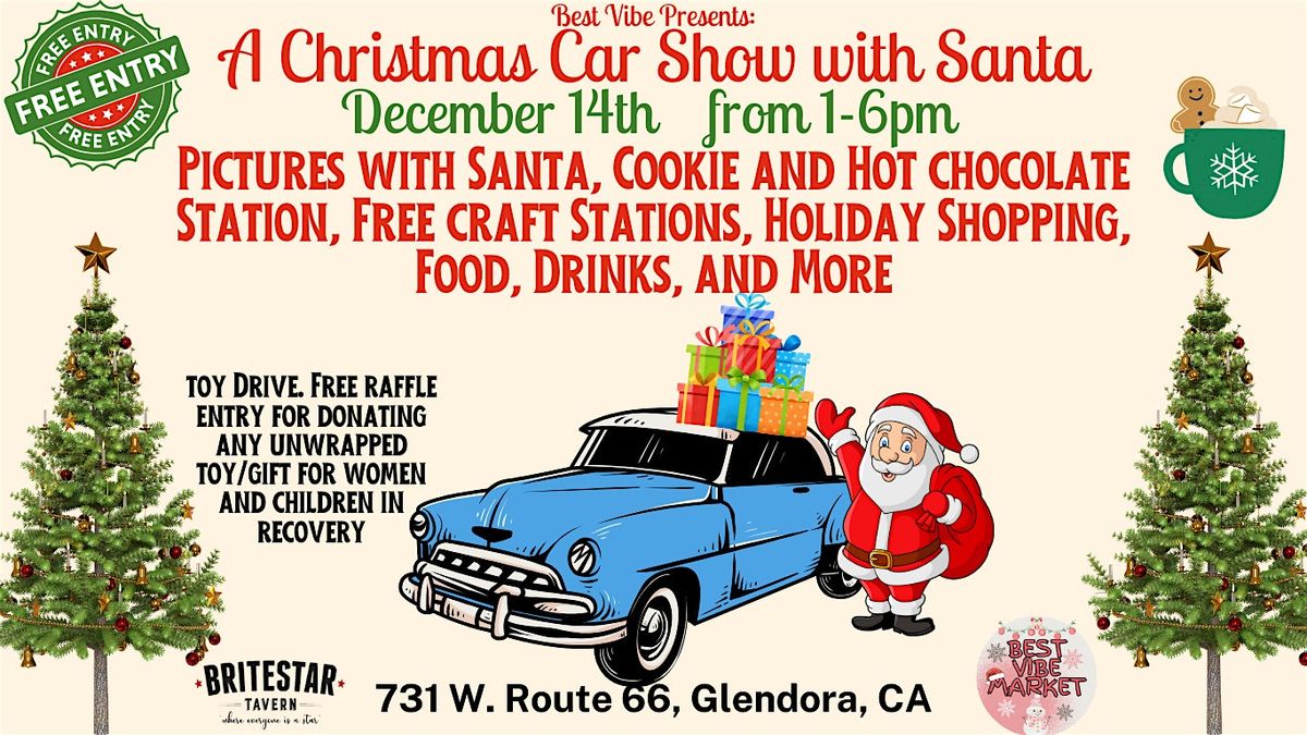 A Christmas Car Show with Santa