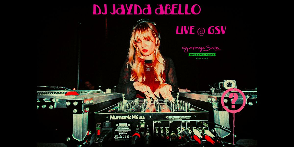 SEE YOU AT THE DISCO : DJ Jayda Abello (FREE DANCE PARTY)