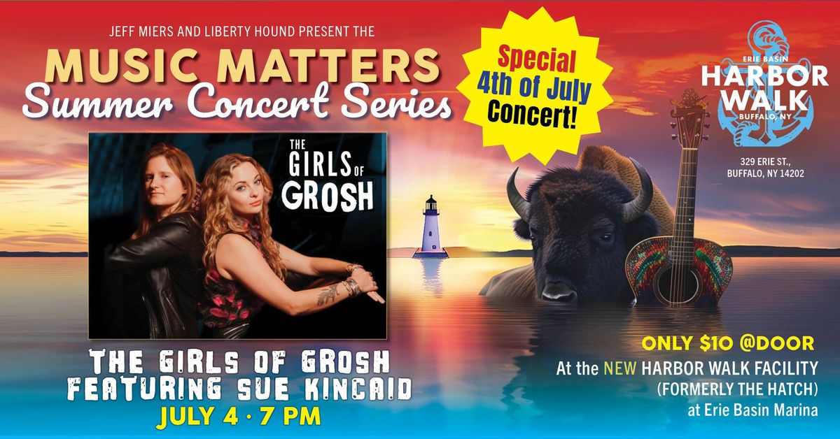 Music Matters Summer Concert Series SPECIAL: The Girls of GROSH featuring Susan Kincaid