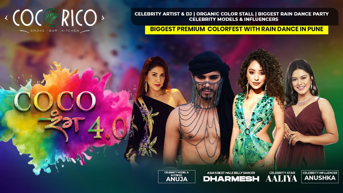 Coco Rang 4.0 - Biggest Premium Colorfest in Pune