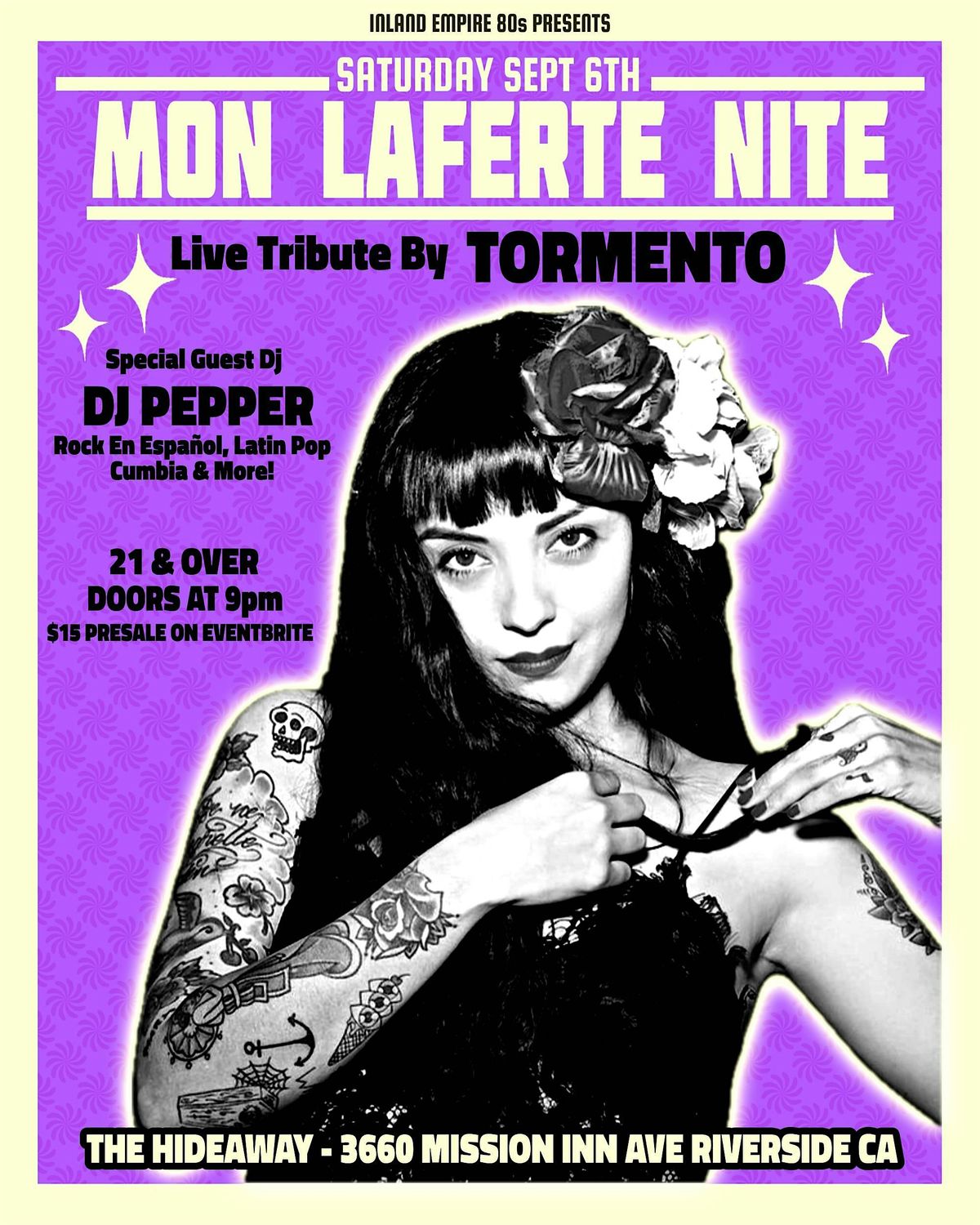 Mon Laferte night at The Hideaway in Riverside!