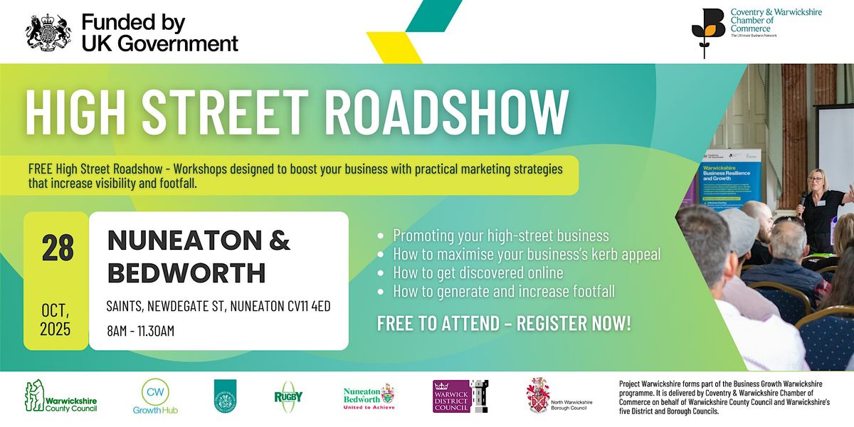 Nuneaton & Bedworth High Street Roadshow (In Person)