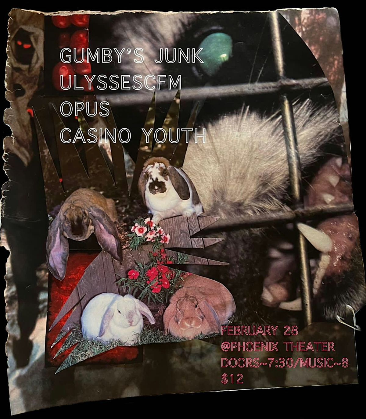 Gumby\u2019s Junk, UlyssesCFM, Opus, Casino Youth