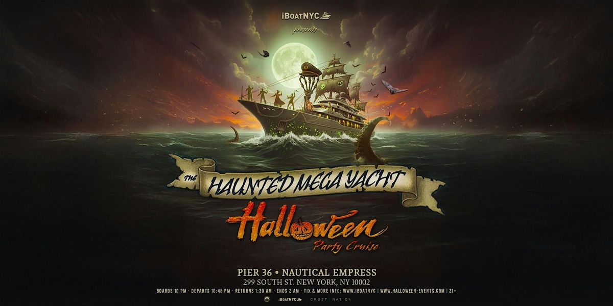 THE HAUNTED MEGA YACHT | Multi-Level Annual HALLOWEEN Party Cruise