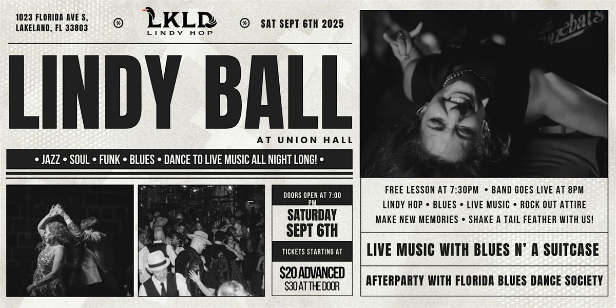 LKLD Lindy Hop Presents Lindy Ball at Union Hall