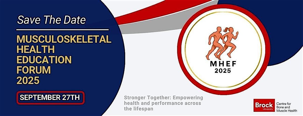 Musculoskeletal Health and Education Forum 2025