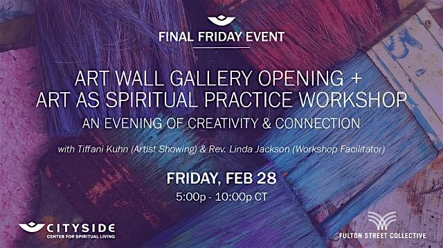 Art Wall Gallery Opening + Art as Spiritual Practice Workshop @ City Side