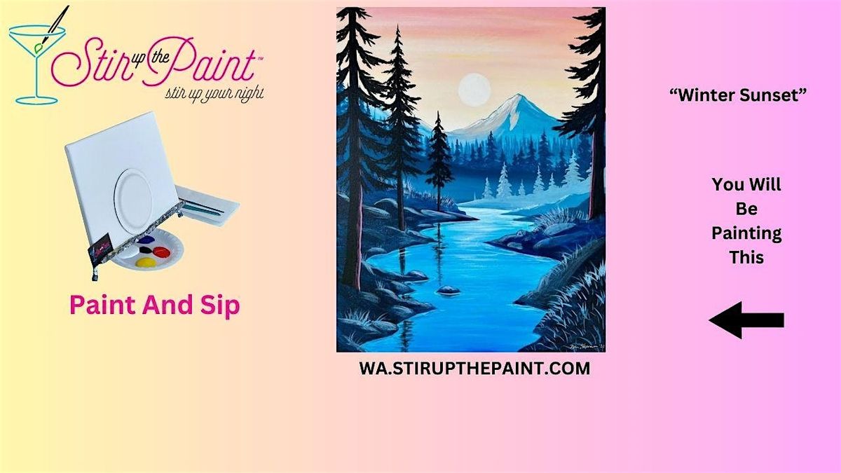 Seattle Paint and Sip, Paint Party, Paint Night  With Stir Up The Paint