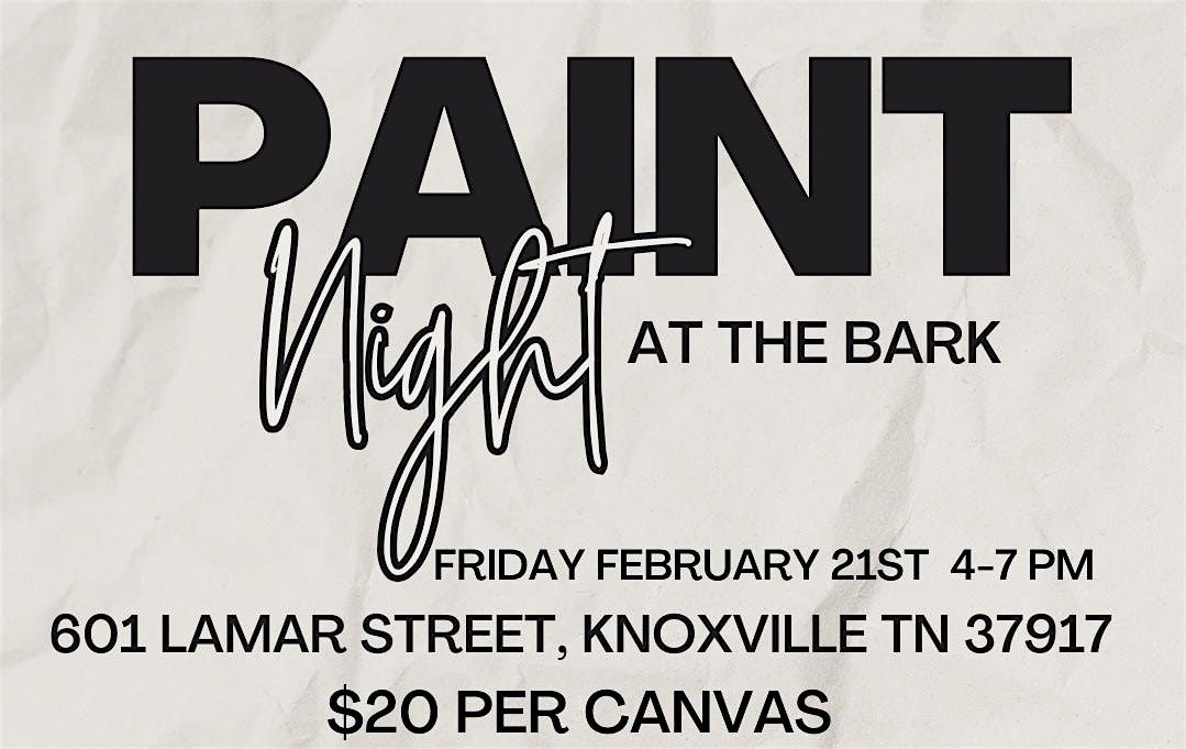 Paint Night at The Bark