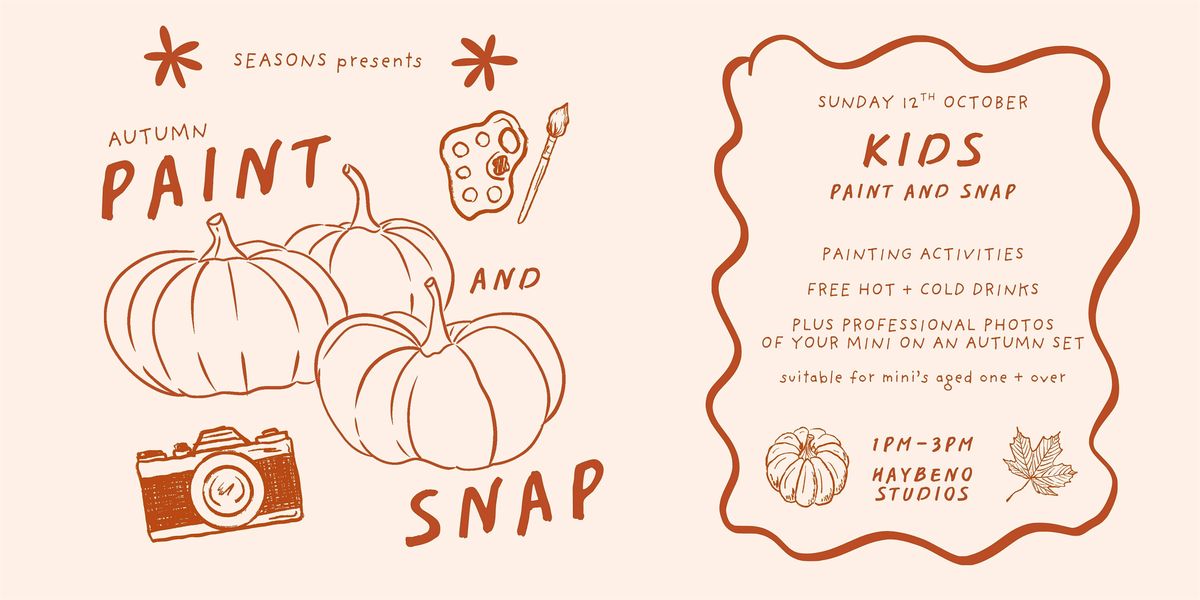 Kid's Autumn Paint and Snap