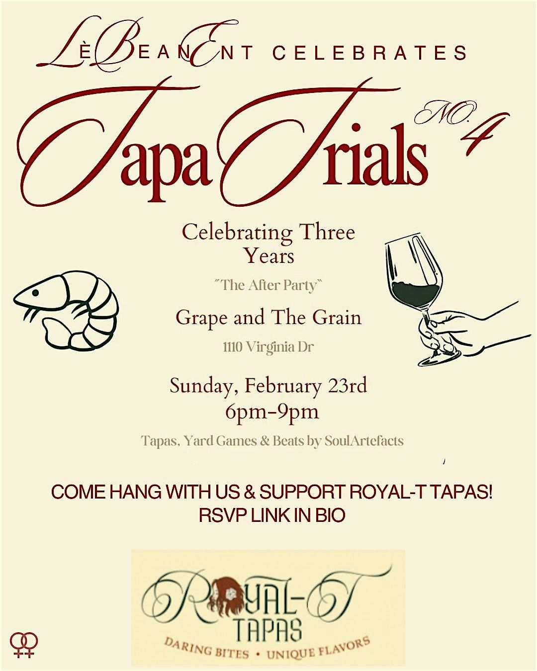 L\u00e8 \u26a2 Beans Celebrates Tapa Trials no.4