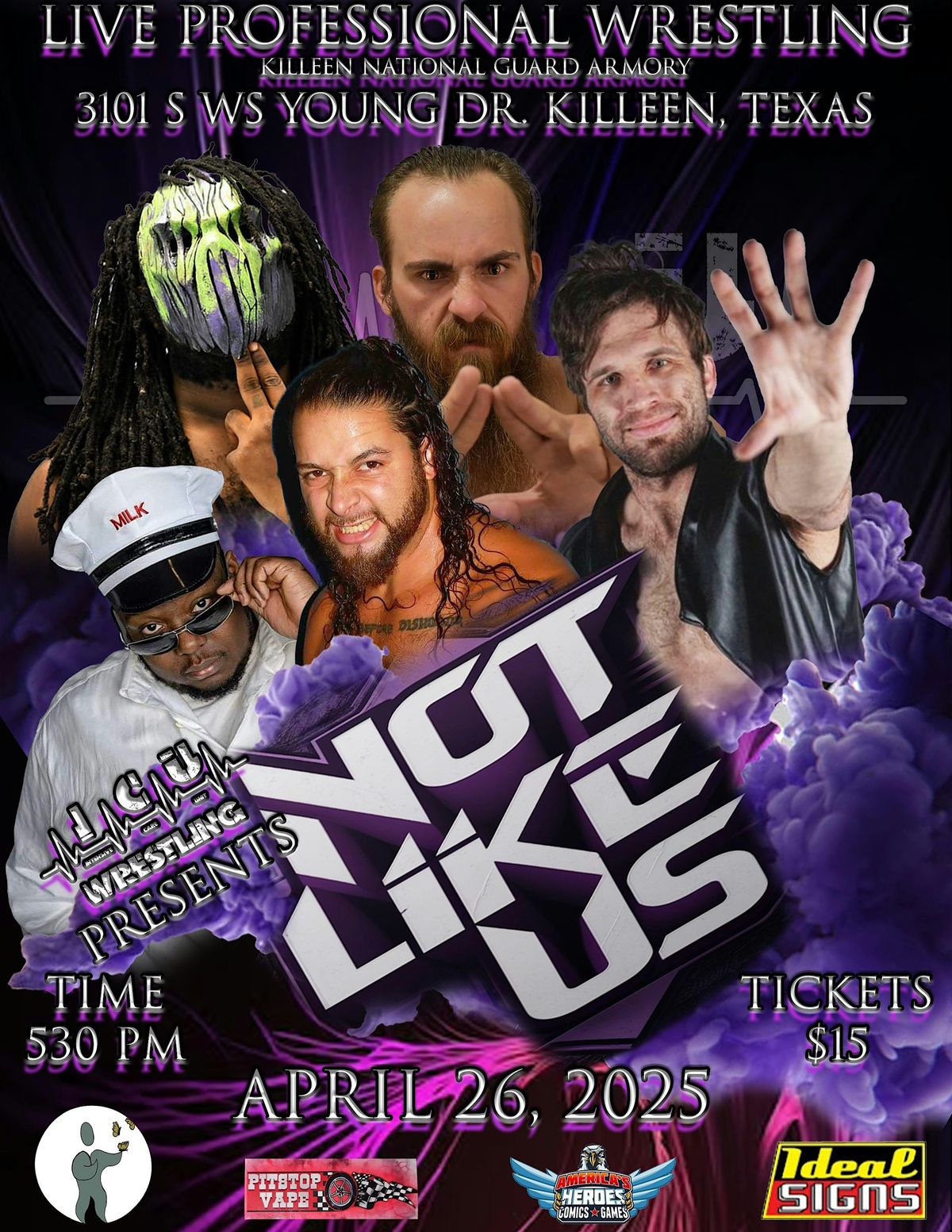 ICU WRESTLING PRESENTS NOT LIKE US