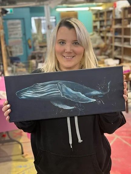 Humpback whale Paint Night