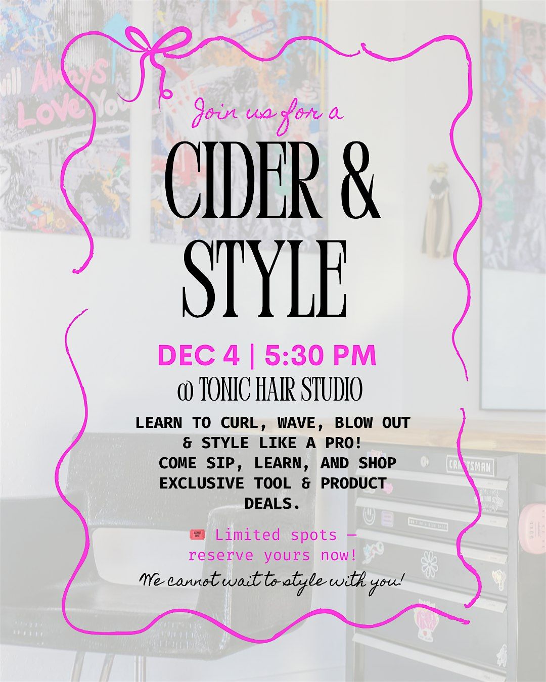 Cider & Style @ Tonic