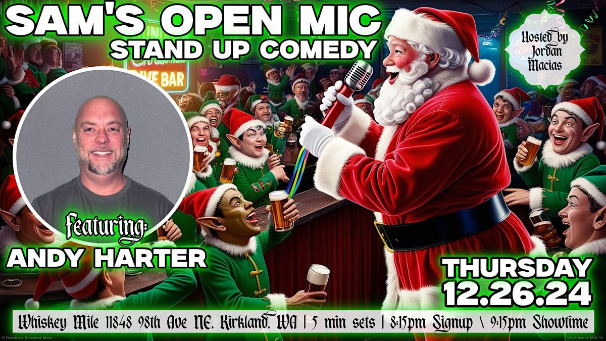 Sam\u2019s Open Mic Comedy feat. Andy Harter