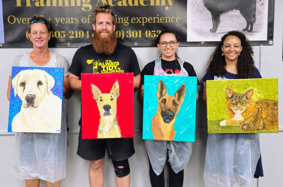 Brunch Pet Portrait Painting Party