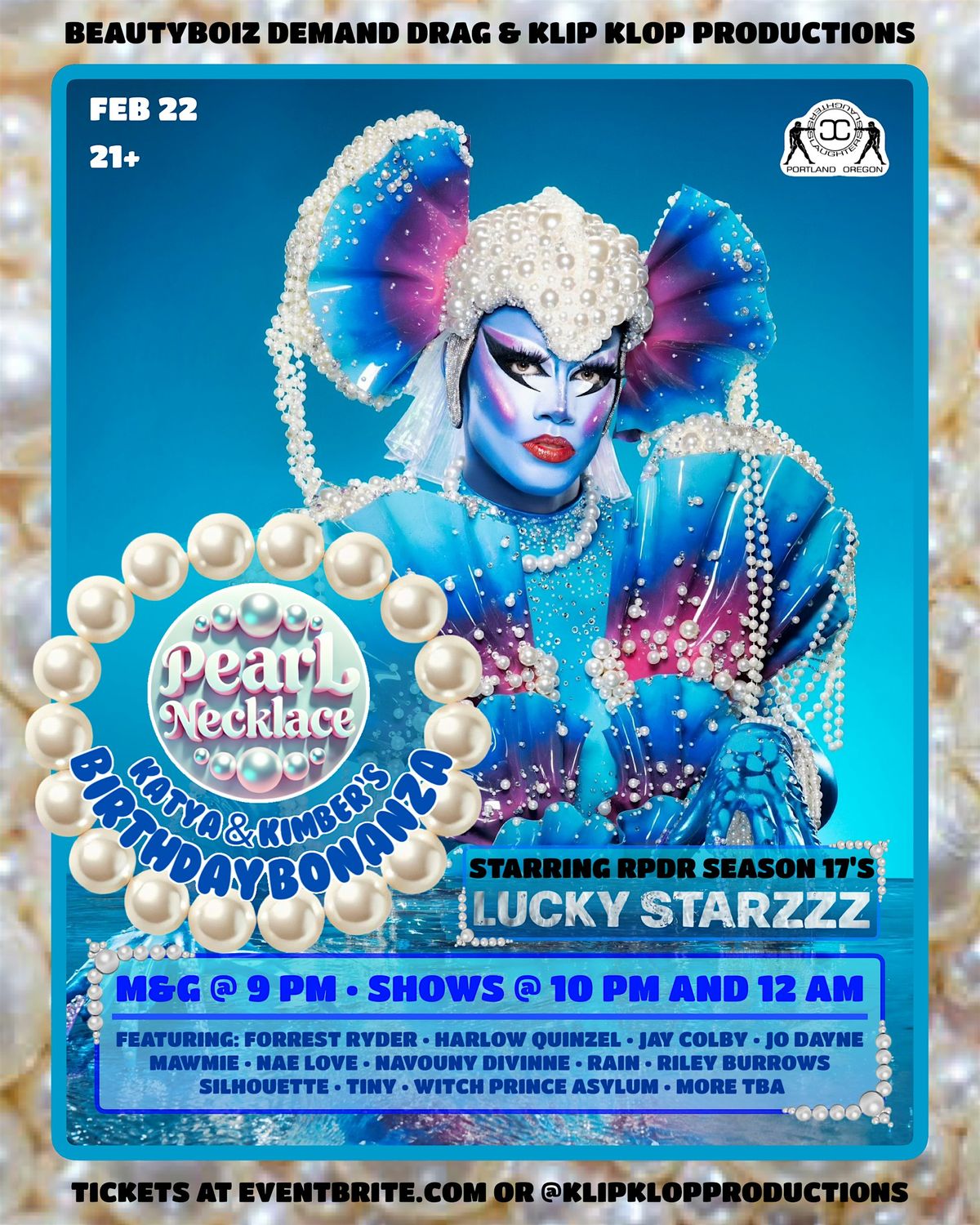 PEARL NECKLACE starring LUCKY STARZZZ (RPDR S17)