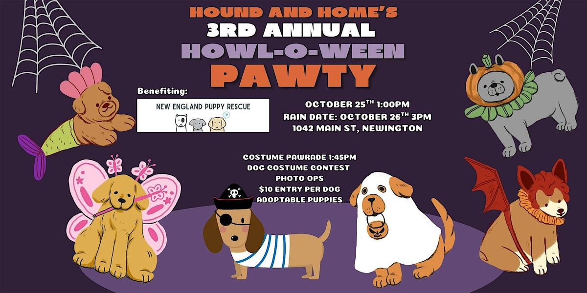 3rd Annual Howl-O-Ween Pawty