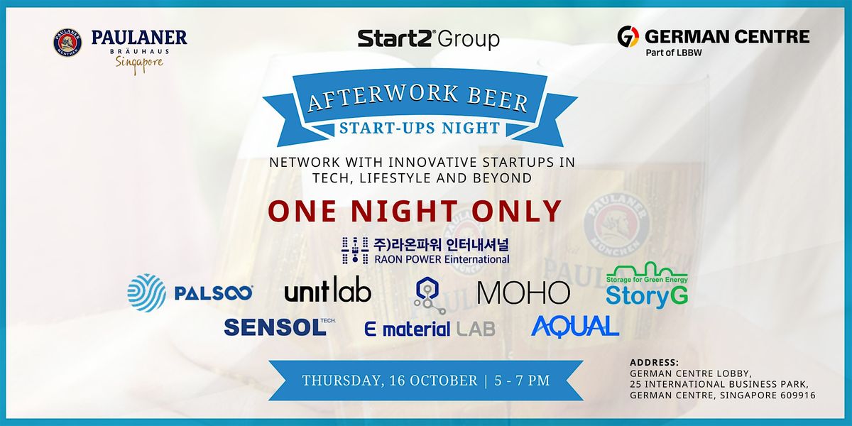 Afterwork Beer: Start-up Edition