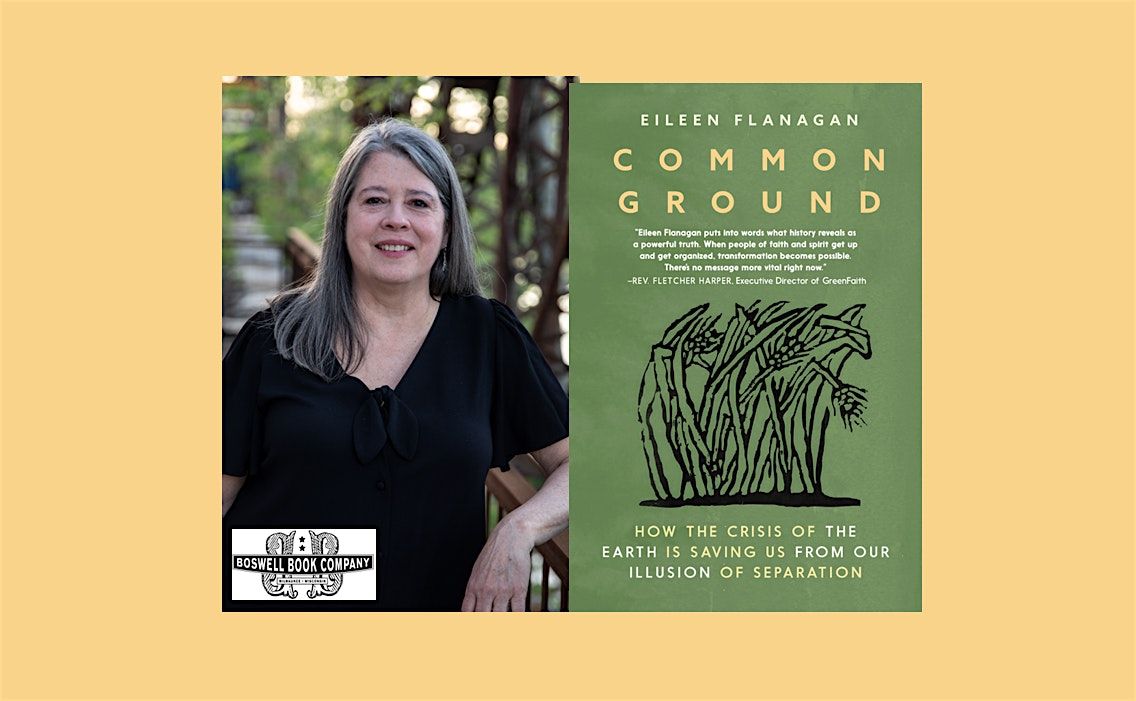 Eileen Flanagan, author of COMMON GROUND- an in-person Boswell event