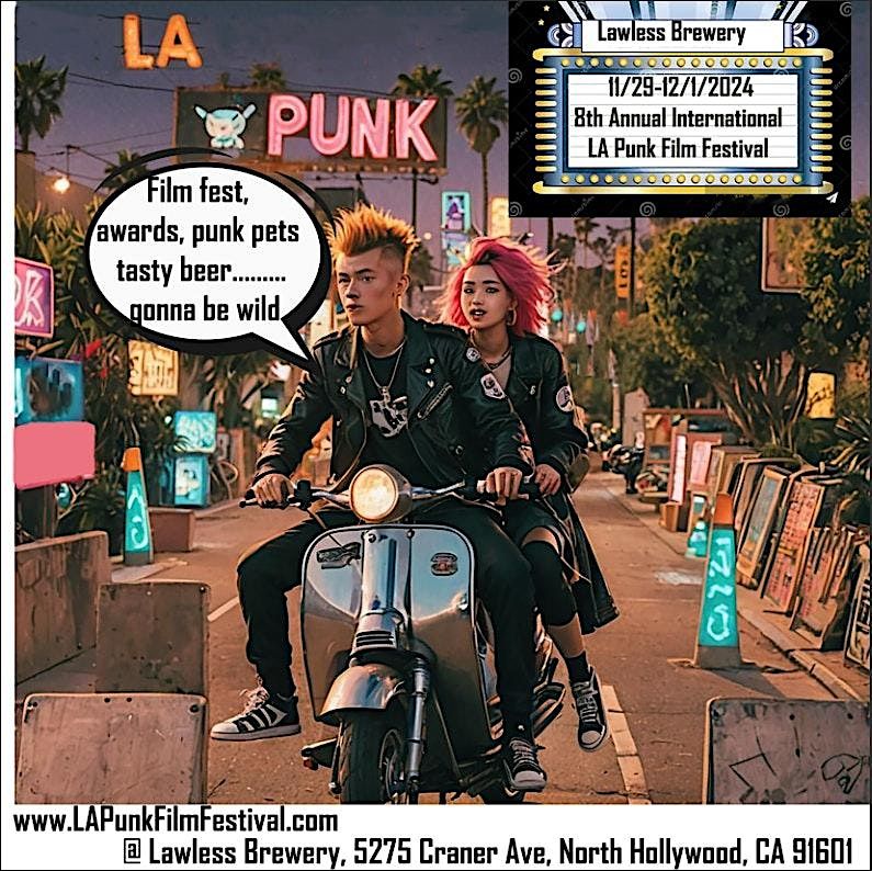 8th Annual LA Punk Film Festival 2024