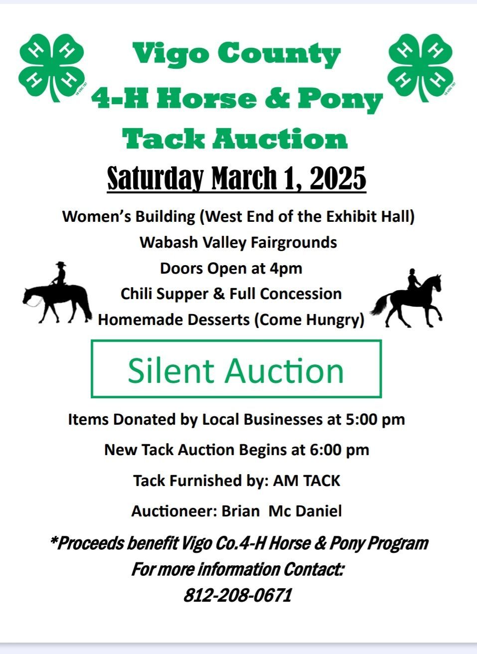 Chili Supper & Tack Auction