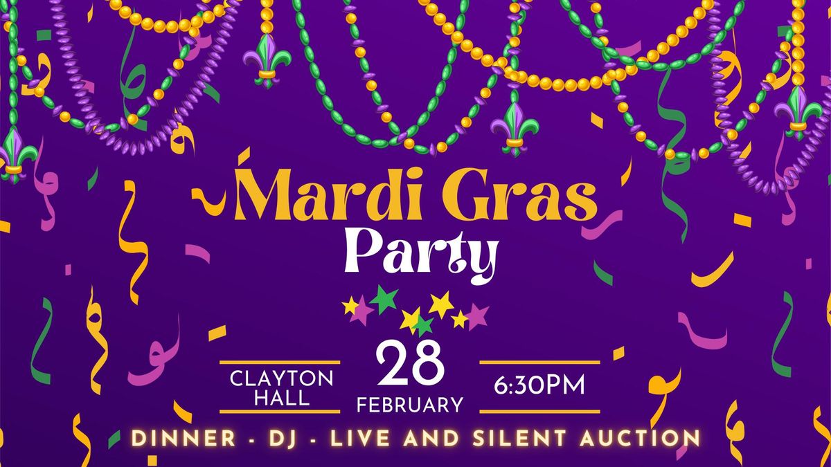 Mardi Gras Party -- A FUNdraiser for a New Playground!