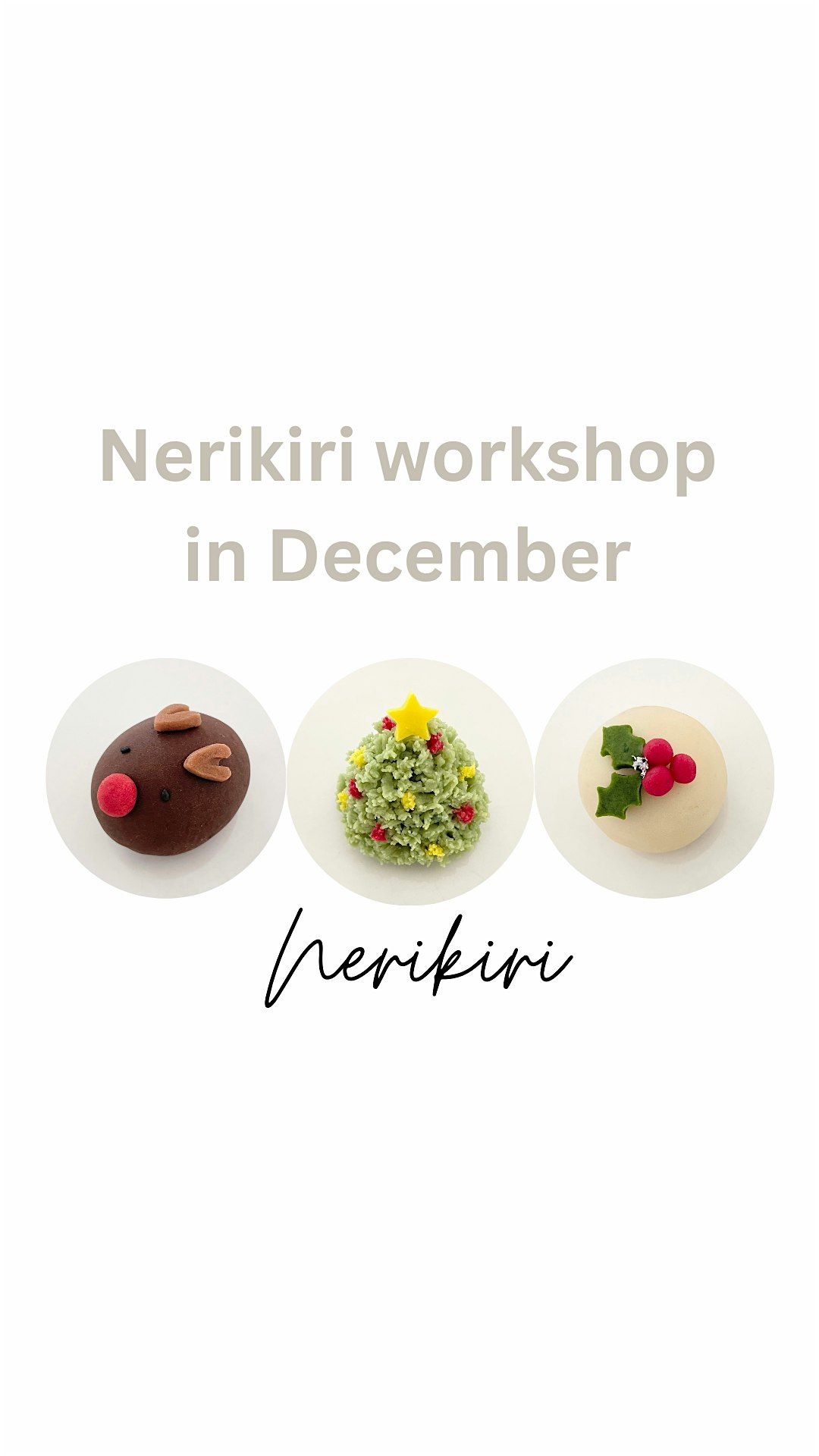 Japanese confectionery 'Nerikiri' workshop