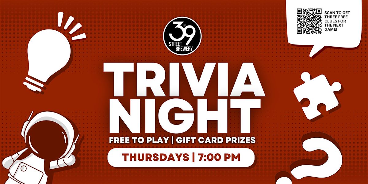 Trivia Night at 39th Street Brewery Kansas City